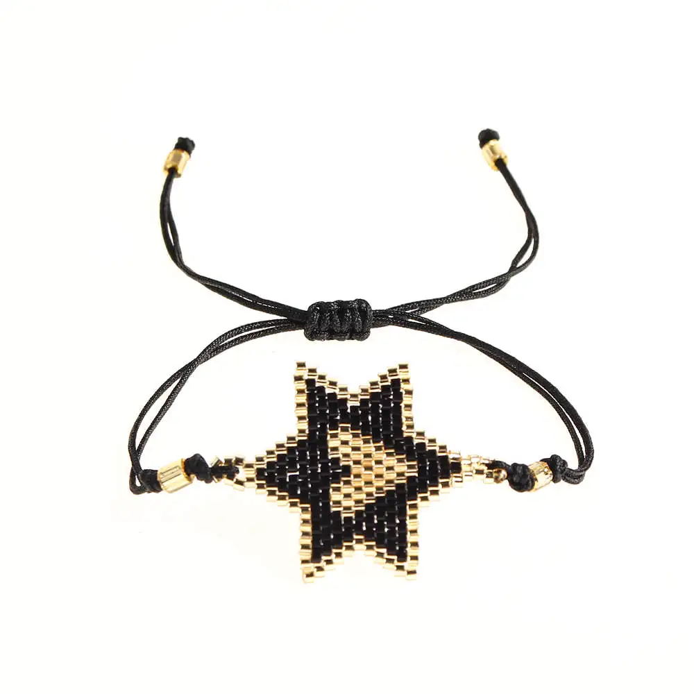 Go2boho Perles MIYUKI браслет Женские Звездные Браслеты bileklik pulseras Mujer Новинка Delica MIYUKI ювелирные изделия ручной работы с фабрики - Окраска металла: MI-B190365