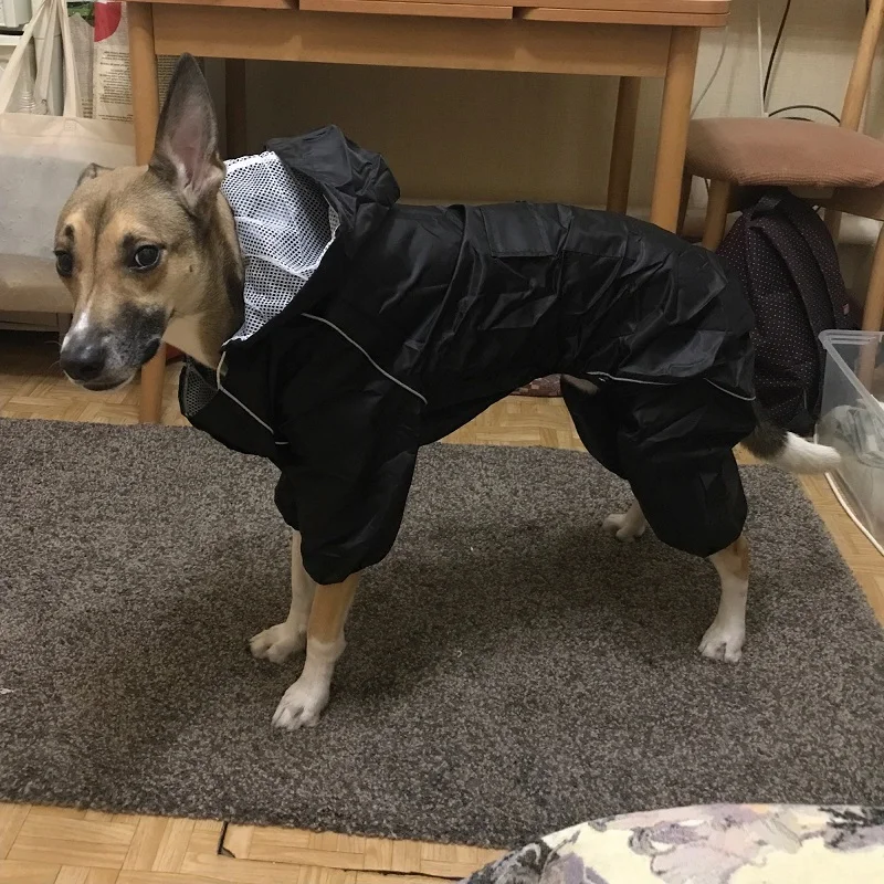 Jacket, Poncho para cães médio e grande, Malha respirável