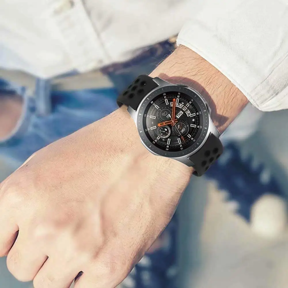 Gear S3 22 мм 20 мм ремешок для часов samsung band galaxy watch active 46 мм frontier 42 мм huawei watch gt ремешок силиконовый ремешок для часов