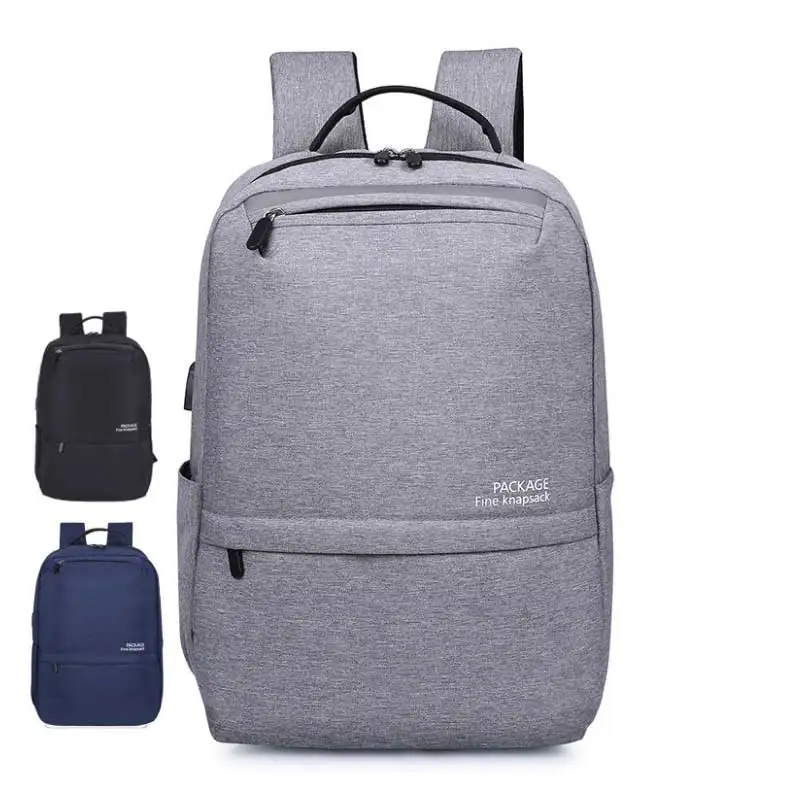 

Sale New arrival 2019 laptop backpack usb charging computer backpacks casual style bags large male business travel bag backpack