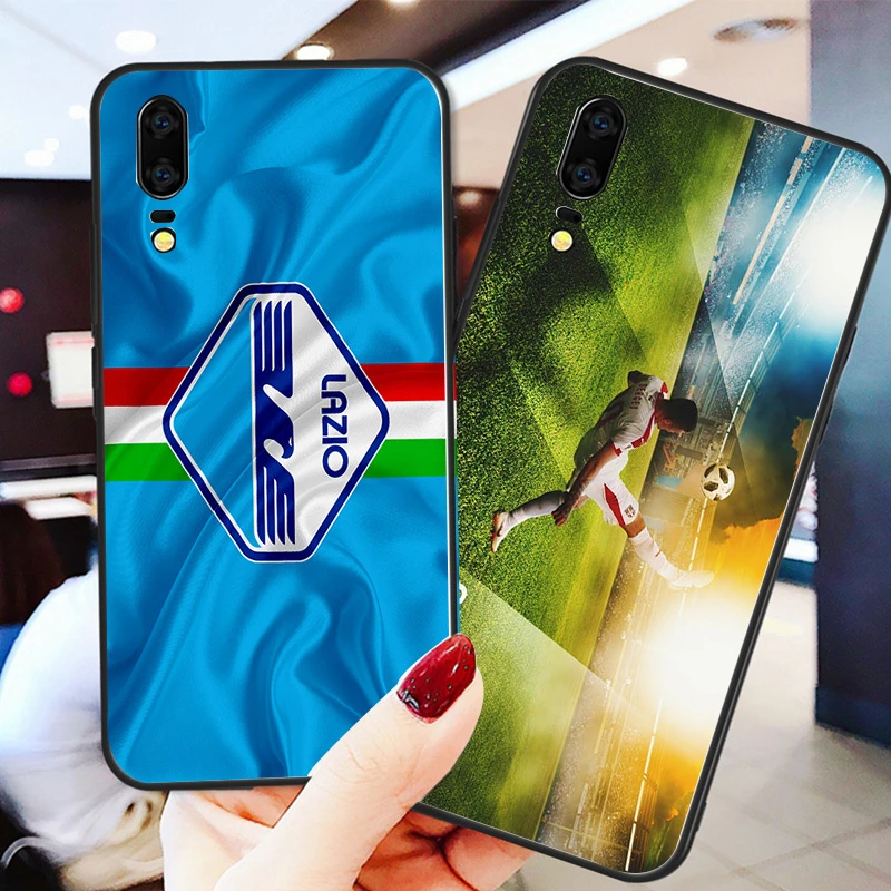 Чехол для телефона Immobile чехол Huawei P8 P9 P10 P20 P30 черный мягкий TPU DIY Lazio FC Honor 9 V10 Y5 Y6 Y7 Y9 |