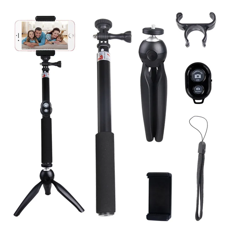 

Tripod Selfie Stick GoPro Yi Mountain Dog Action Camera Mobile Phone Desktop Mini Anchor Rack Live Holder