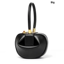 Miyahouse Женская Роскошная сумка с ручкой сверху, новая модная сумка из натуральной кожи в форме колокольчика, Женский календарь, сумка-тоут