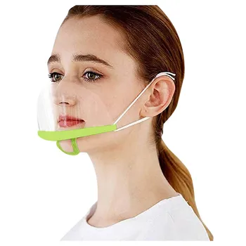 

50PC Adjustable Chef Kitchen Transparent Masks Washable mascarilla reutilizable Breathable Protective Mouth Mask face Masques
