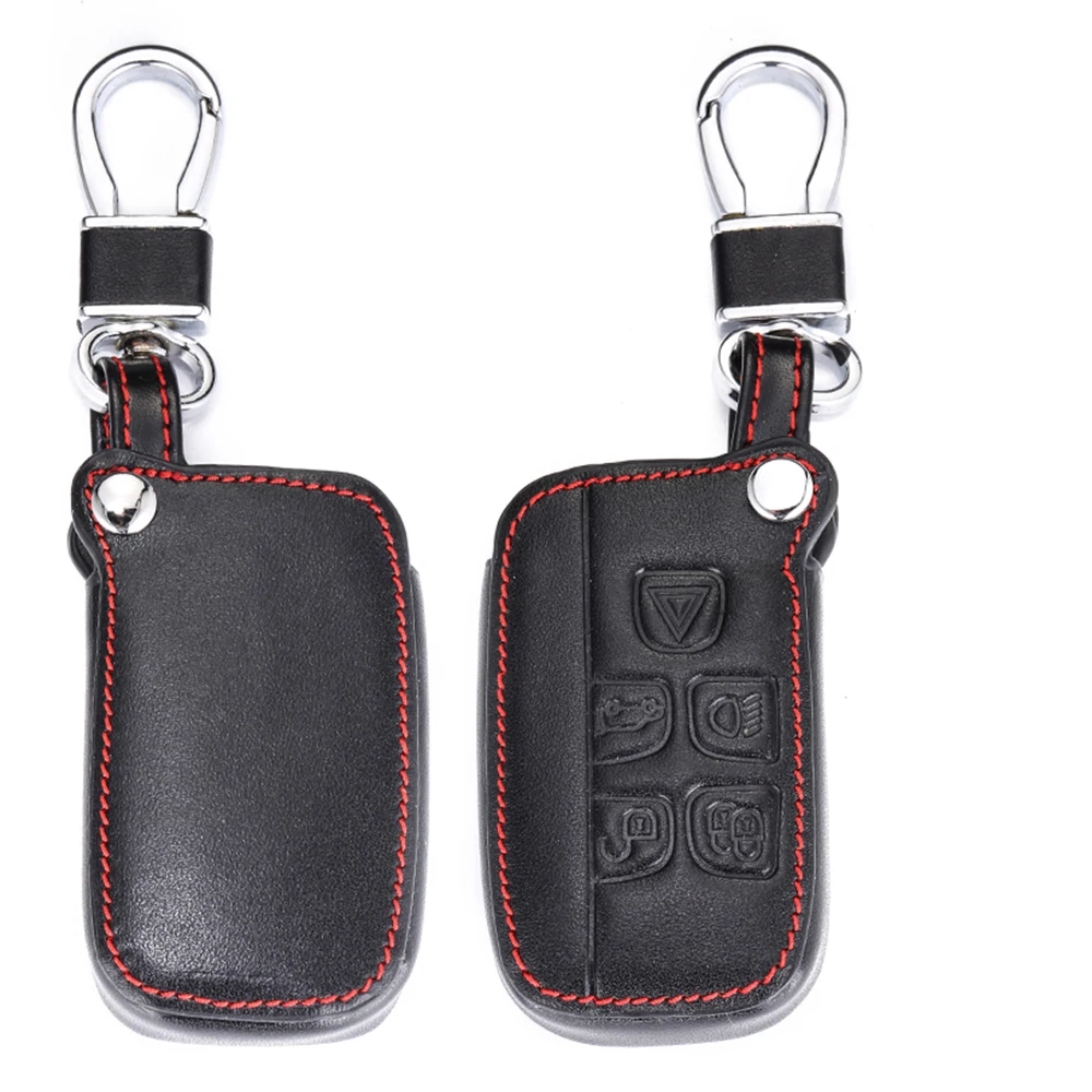 Top Layer Leather Key Case For Land Rover Range Rover Discovery 4