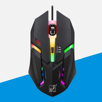 

Gaming Mouse Wired Computer Mouse Gamer RGB LED Backlit Overwatch Mechanical Ergonomic Mouse for PC Laptop Game Mouse