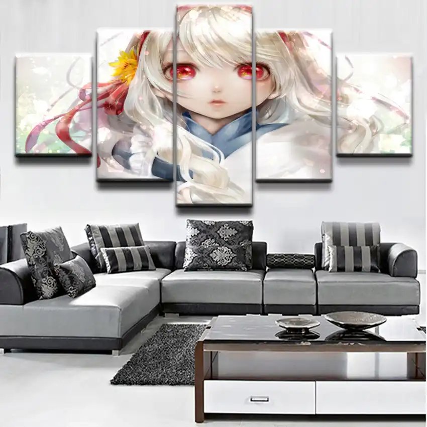 5 Panel Printed Anime Kagerou Project Marry Kozakura Picture The Family Decorates Print In The Oil Painting On Canvas Wall Art Aliexpress