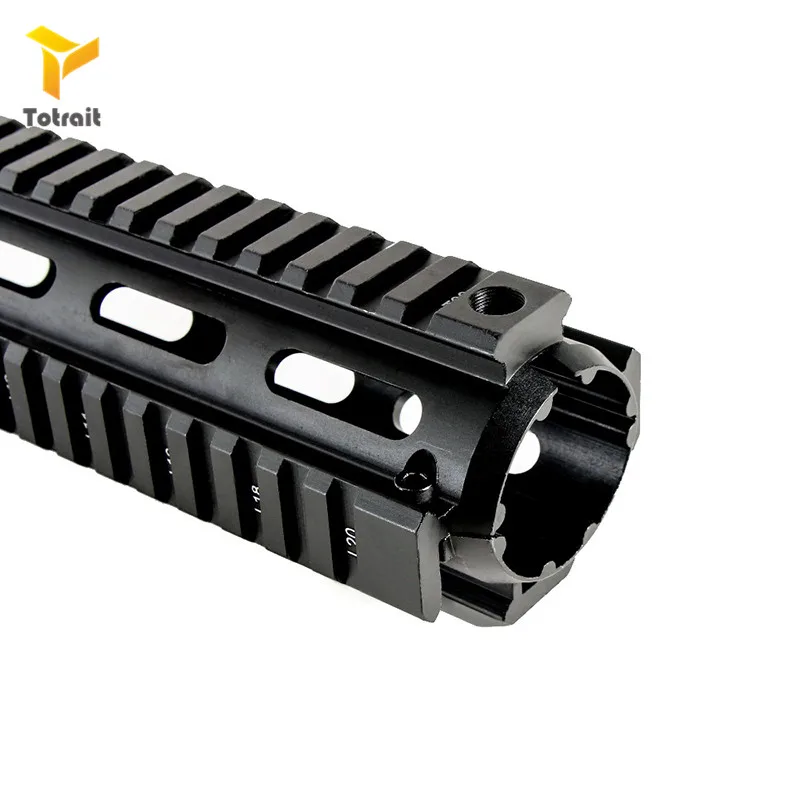 Totrait 9 дюймов Quad Rail Handguard для AR15 Keymod Drop In Rail для страйкбола прицел Крепление черный