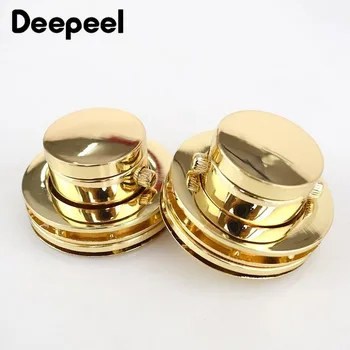 

48mm*1pc Women Handbag Decorative Lock Round Rotary Locks Metal Bag Buckles Clasps Closure DIY Metal Buckle Hardware Accessories