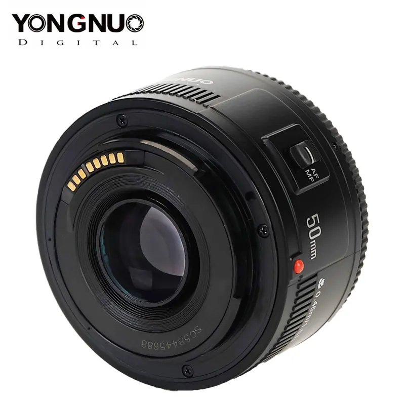 YONGNUO объектив YN50 мм 50 мм F1.8 объектив камеры для Canon EOS 60D 70D 5D2 5D3 600D для Nikon D800 D300 D700 DLSR объектив камеры