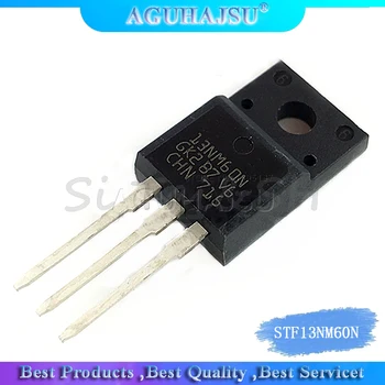 

5pcs STF13NM60N 13NM60N 13NM60 N-Channel Field Effect MOS 13A 600V TO-220F