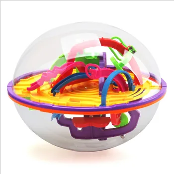 

100 Optical Card 3D Puzzle Ball Magic Intellect Ball With Toy Gifts Puzzle Balance Logic Ability Game For Children Adults Funny