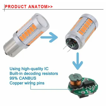 

Ultra-thin LED Light Super bright DC 12V Replacement Car Auto Turn Signal