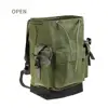 70L Large Capacity Fishing Bag Army Green Canvas Carp Fishing Bag Fishing Tackle Backpack Durable And Wear-resistant To Use Bag ► Photo 3/6
