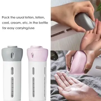 

Portable 4 in 1 Lotion Dispenser Refillable Bottles Shampoo Shower Gel Sub-Bottle Travel Emulsion Bottling Refillable Bottles