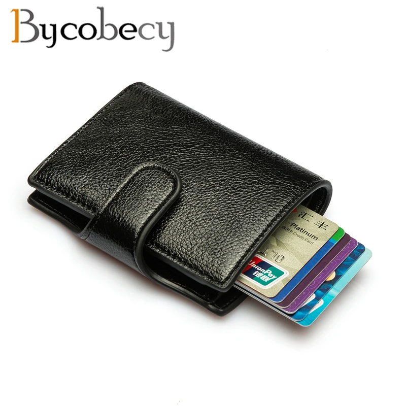 Bycobecy кошелек женский маленький кожаный мужской Смарт Тонкий Мини Женский