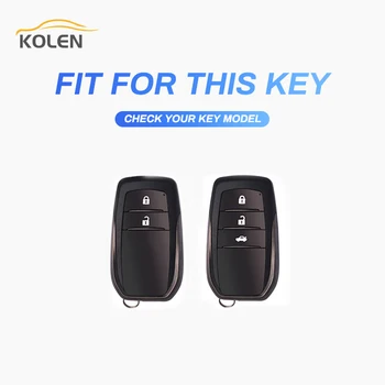 TPU PC Car Remote Key Case Cover For Toyota Corolla Camry RAV4 Altis Prius Land Cruiser Prado Crown Shell Fob Auto Accessories 2 TPU PC Car Remote Key Case Cover For Toyota Corolla Camry RAV4 Altis Prius Land Cruiser Prado Crown Shell Fob Auto Accessories - TPU PC Car Remote Key Case Cover For Toyota Corolla Camry RAV4 Altis Prius Land
