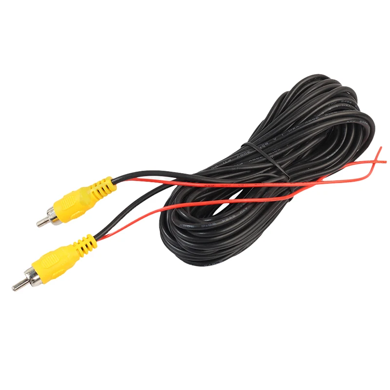 6M RCA to Male AUX Audio Cable Cord HiFi Speaker Reversing Video AV For Car Rear Camera DVD CD Player TV Box | Электроника