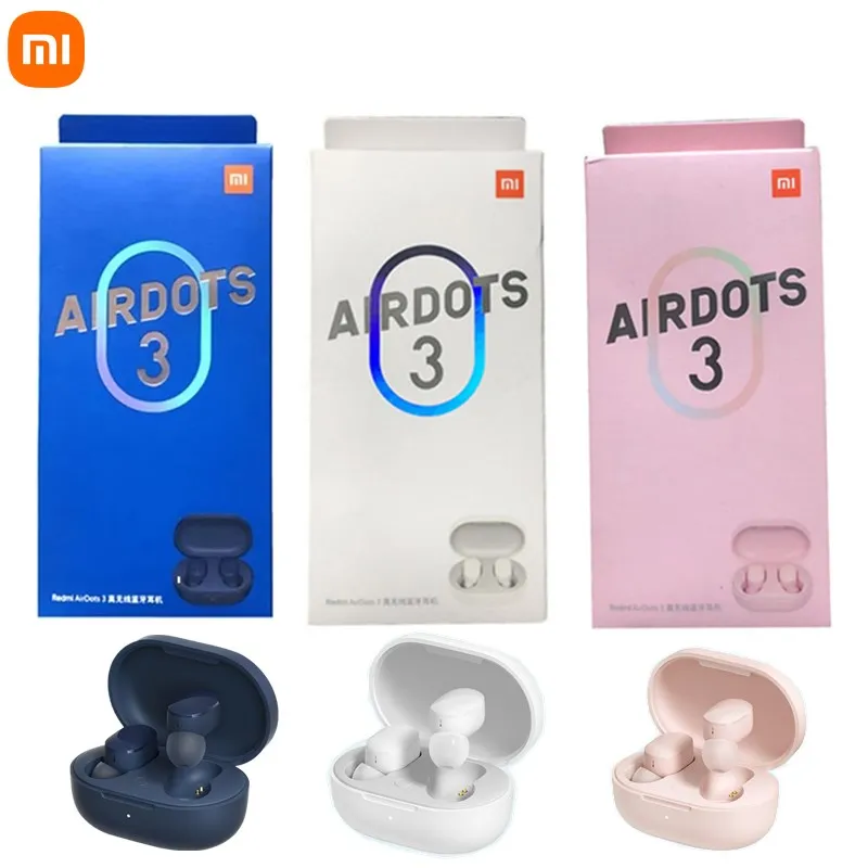 Xiaomi Redmi AirDots 3 Mi True Wireless Headset Bluetooth 5.2 Earphone AptX Adaptive Stereo Bass With Mic Handsfree TWS Earbuds |