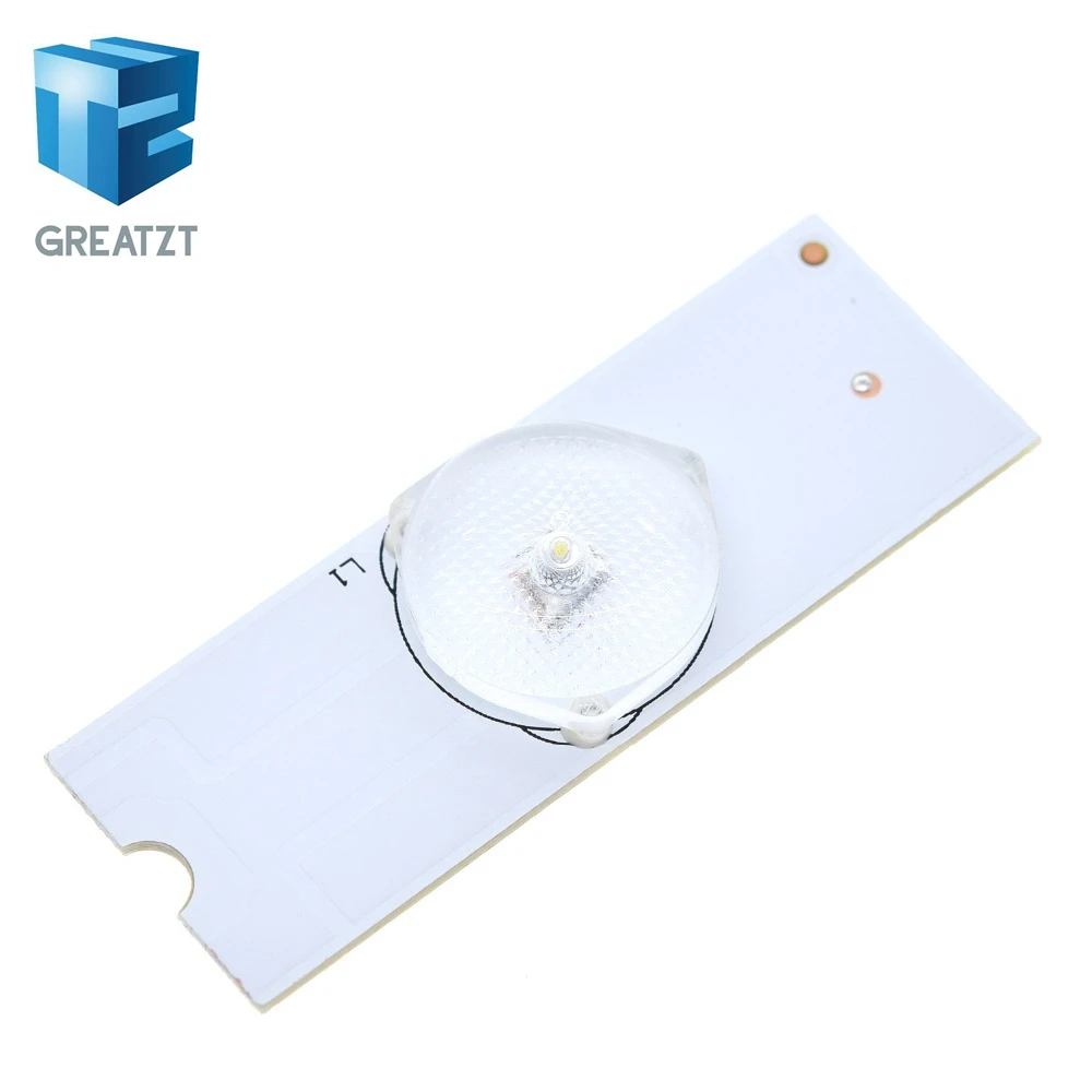 Светодиодные лампы GREATZT 10 шт. 3 в SMD с оптической линзой Fliter для 32 65 дюймов