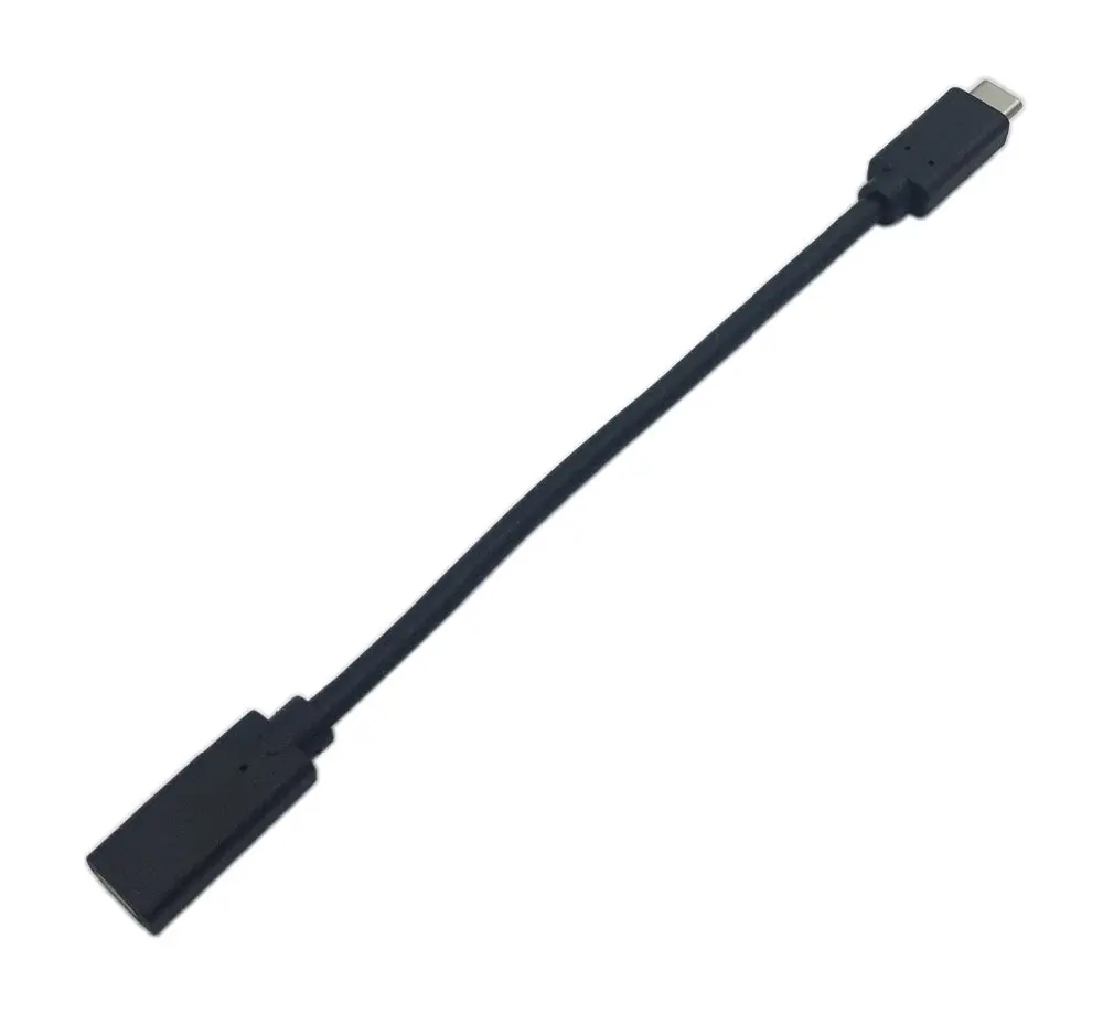 2 шт./лот USB 3,1 type C штекер USB 3,1 type C Женский удлинитель для передачи данных 20 см