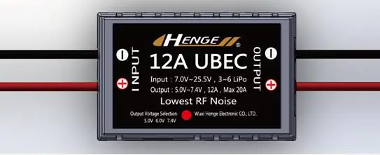 UBEC 4A/6A/8A/10A/12A pour Hélicoptère RC - Régulateur de Tension 5V/6V
