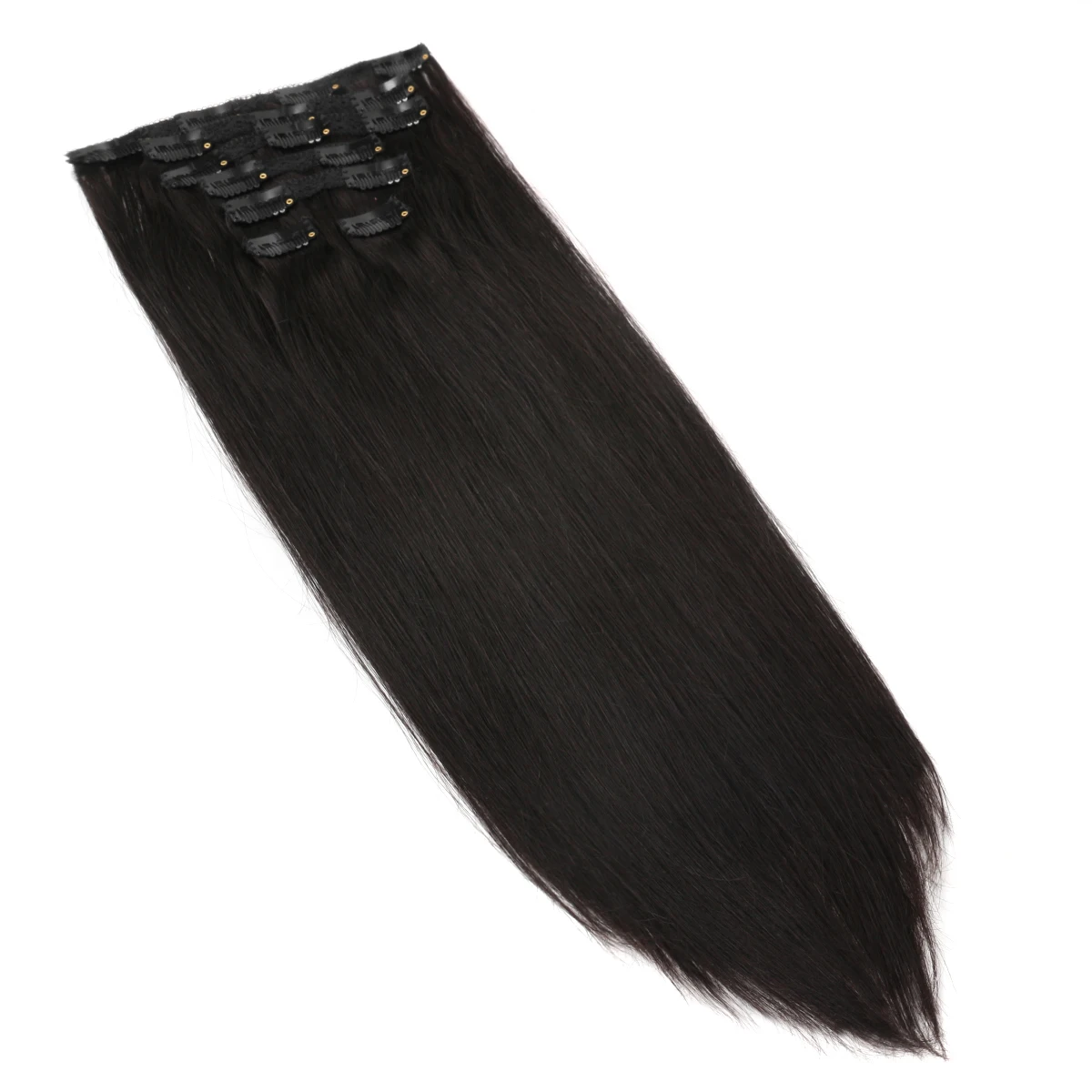 cabelo humano cabeça cheia 70g a 140g clipe ins