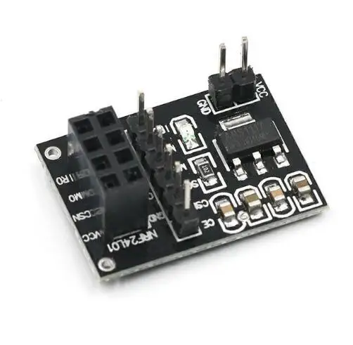 5PCS/LOT Wireless module conversion board 3.3V supporting 24L01 wireless using intelligent car robot | Электронные компоненты и