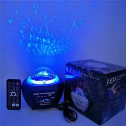 Projecteur LED étoilé USB, éclairage d'intérieur, vagues d'océan, petite lampe, décoration murale pour chambre à coucher, veilleuses pour enfants 