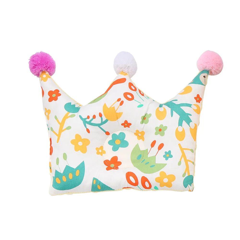 Baby Pillow Prevent Flat Head Infants Crown Bedding Shaping Pillows Newborn Boy Girl Room Decoration Accessories