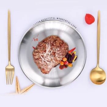 

Kitchen Baking Tray 30cm Diameter Tool 2Pcs Stainless Steel Non-stick Pan