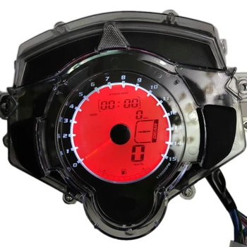 

New 7 Color Motorcycle Instrument Lcd Digital Gauge Speeeter Tachometer Oeter Display for Yamaha Lc135