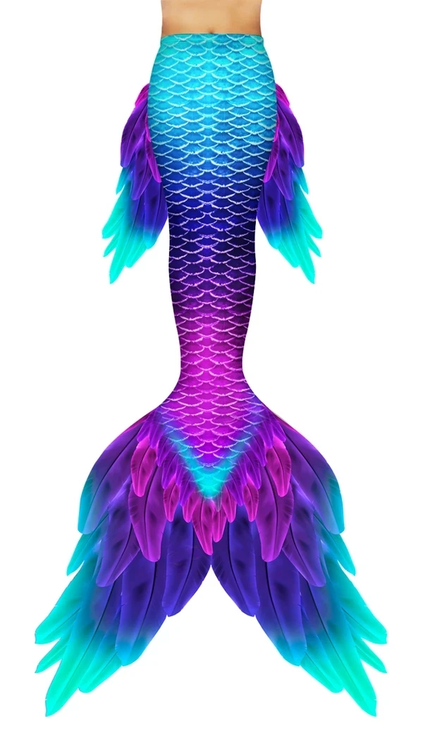 Mermaid Tail Swimable Mermaid Tails Without Monofin for Swimming Beach Artifact Halloween Cosplay Costume Christmas Gift - Цвет: Y