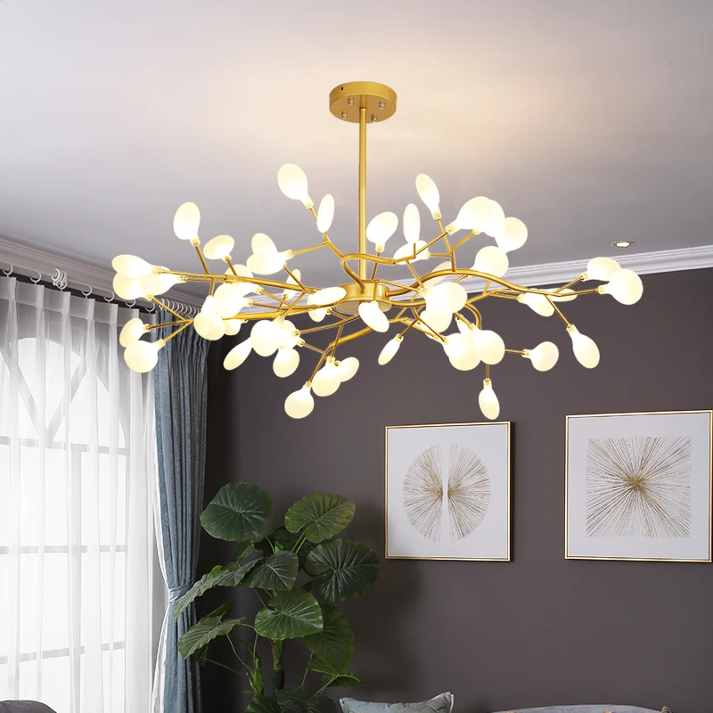 

Household Living Room Chandelier New Bedroom Dining Room Chandelier Lighting Modern led Chandelier Nordic Creative Light Fixture