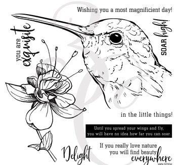 

BIRD Clear Silicone Stamp / seal for DIY Scrapbooking / Album Decorative Clear Stamp Sheets A433