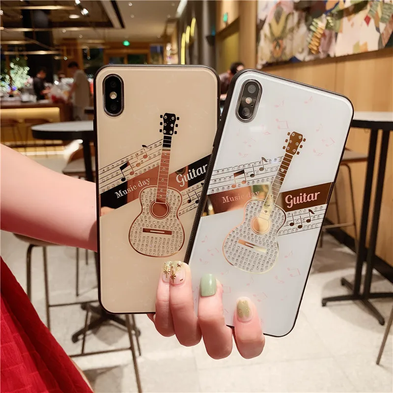 Блестящие Чехлы Jamular для iPhone 8 7 6 6s Plus X XR XS Max Модный Блестящий Мягкий резиновый
