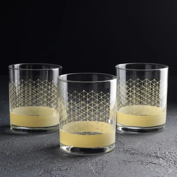 

Set of glasses 3 pcs "Liberty. Constellation", 280 ml, 7.4 × 8.8 cm, yellow color