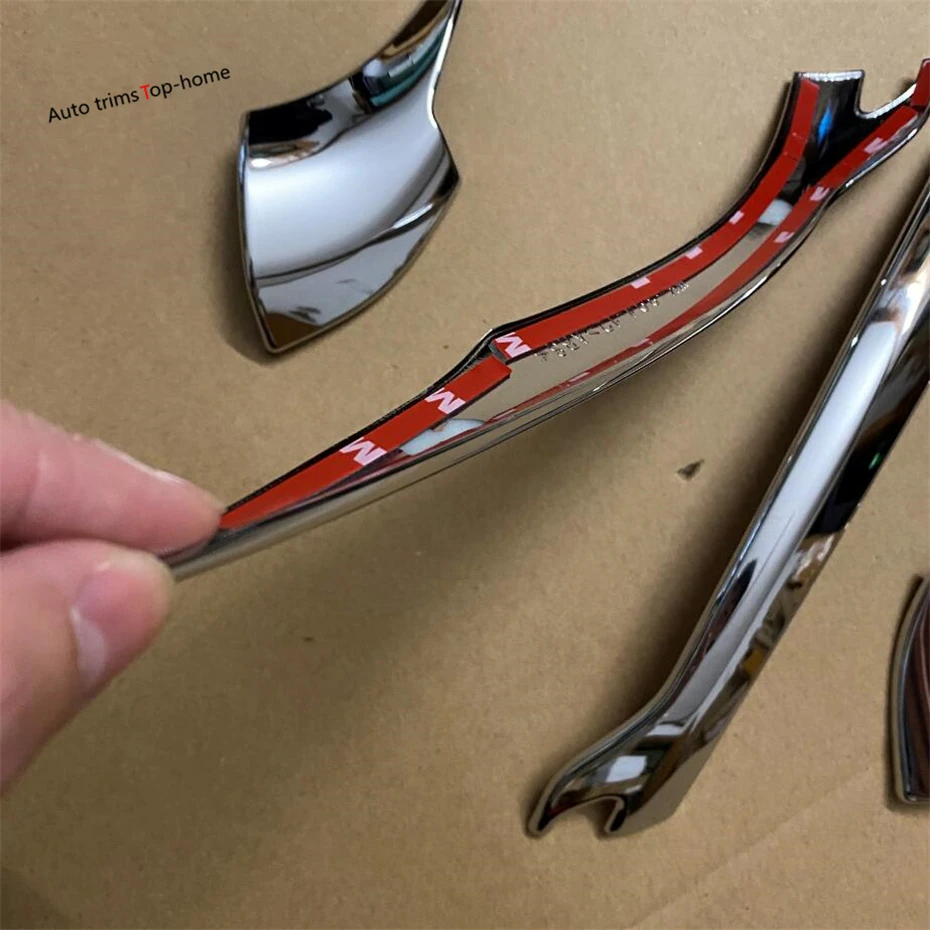 Yimaautotrim хромированные зеркала заднего вида для автомобиля, накладка, Полоска, наклейка, подходит для Mazda 3 ABS, хромированный стиль
