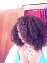 Extensiones de cabello humano Afro rizado para mujer negra, 4 mechones, extensión Natural, Clip de pelo rizado, Color 1b, Super Icon, 8-20 pulgadas