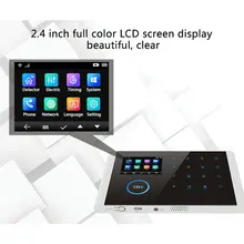 Cs108 Switchable Wireless Home Security Wifi Gsm Gprs Alarm System App Remote Control Rfid Card Arm Disarm