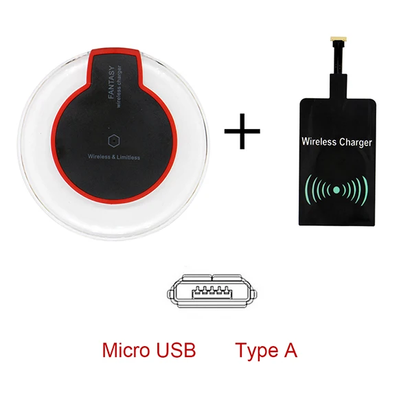 samsung wireless charger trio Qi Wireless Charging Kit Transmitter Charger Adapter Receptor Receiver Pad Coil Type-C Micro USB kit for iPhone Xiaomi Huawei wireless charging station Wireless Chargers