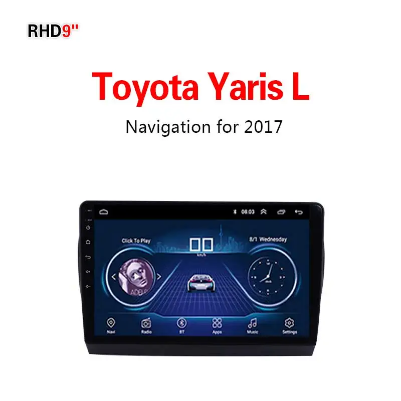 Lionet gps навигации для автомобиля Toyota YARiS L 9 дюймов RT1036X - Display Size: WIFI 1G16G