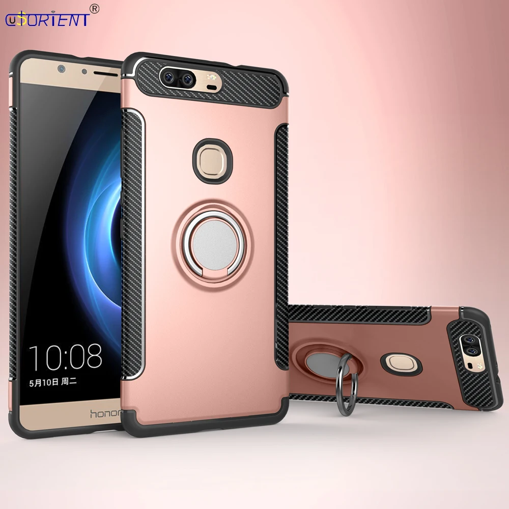 Противоударный чехол с кольцом на палец для Huawei Honor V8 V 8 HonorV8 Capa KNT-AL20 KNT-AL10 KNT-UL10