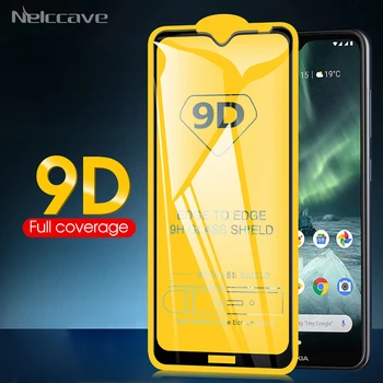 

100Pcs 9D Curved Full Coverage Tempered Glass For Nokia 7.2 6.2 4.2 3.2 8.1 Plus 7.1 6.1 5.1 Screen Protector Protective Film