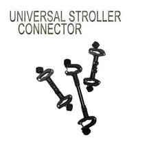 

3 pcs Safety Stroller Connector Pram Twins Linker Universal Easy Use Coupler Bush Portable Joint Adjustable Pushchair Accessorie