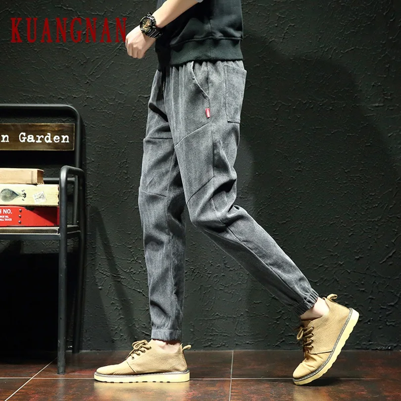 ankle length corduroy pants