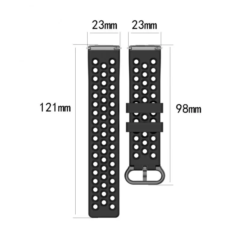 Спортивный резиновый ремешок подходит для Fitbit Versa1/Versa Lite совместим с Versa2 Watch Band TPE Mesh ремешок с крючком