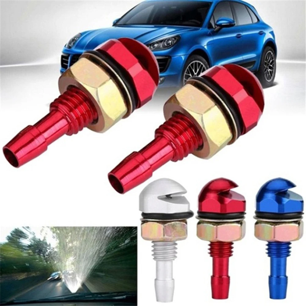 2Pcs/Set Car Universal Windscreen Washer Fan Shaped Wiper Water Spout