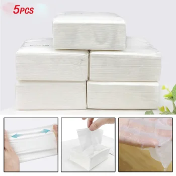 

5* Three Layers Toilet Paper Tissue Restaurant Napkin Skin-friendly Wood Pulp Car Interior Tissue Water Absorption