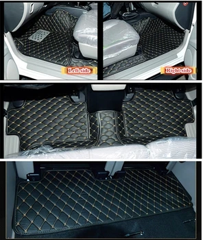 

High quality rugs! Special car floor mats for Mitsubishi Pajero Sport 7 seats 2020-2016 waterproof carpets for Pajero Sport 2019